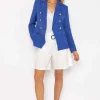 Rowen Avenue Textured Blazer In Dark Blue*Women Blazers