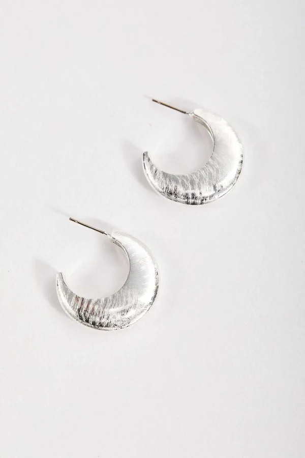 Soul Jewellery Textured Open Hoop Earrings*Women As Seen On Social