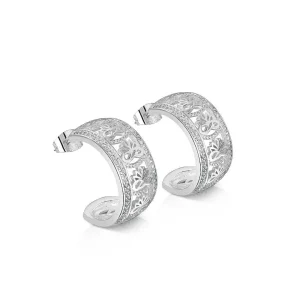 Newbridge Silverware Jewellery Tiamo Hoop Earrings* Boxed Gifts