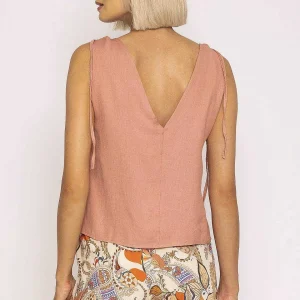 Rowen Avenue Tie Shoulder Top In Pink*Women Tops & Blouses