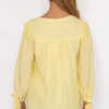 Rowen Avenue Tie Sleeve Top In Lemon*Women Tops & Blouses