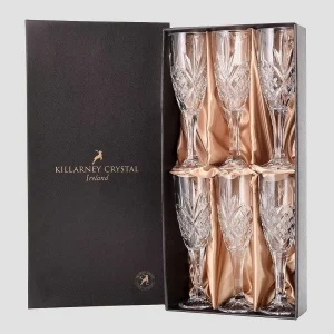 Killarney Crystal Trinity Champagne Glass Set* Homeware