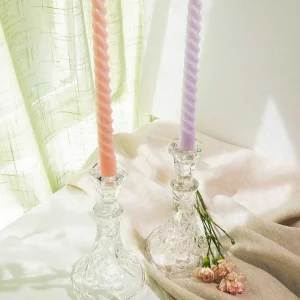 Killarney Crystal Trinity Crystal Candlesticks Set* Homeware