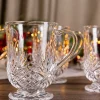 Killarney Crystal Trinity Crystal Mugs S/4* Homeware