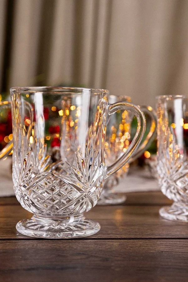 Killarney Crystal Trinity Crystal Mugs S/4* Homeware