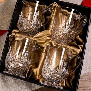 Killarney Crystal Trinity Crystal Mugs S/4* Homeware