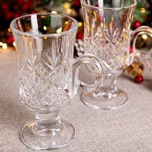 Killarney Crystal Trinity Irish Coffee Glasses S/2* Homeware