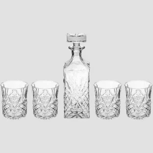 Killarney Crystal Trinity Whiskey Decanter Set* Homeware