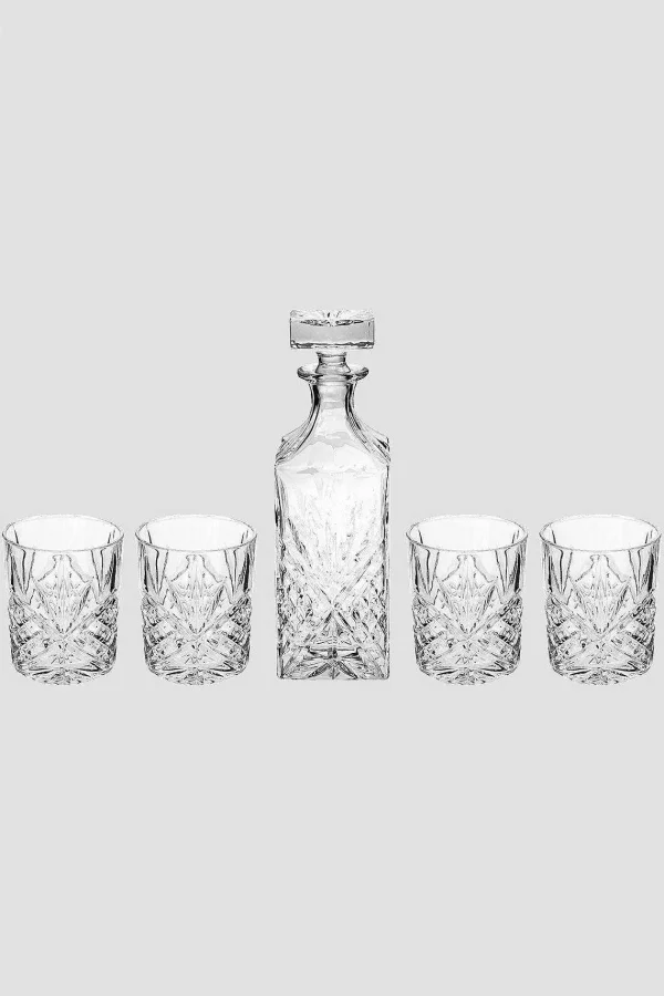 Killarney Crystal Trinity Whiskey Decanter Set* Homeware