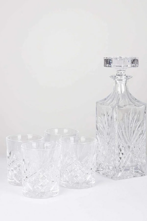 Killarney Crystal Trinity Whiskey Decanter Set* Homeware