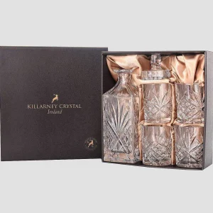 Killarney Crystal Trinity Whiskey Decanter Set* Homeware