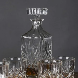 Killarney Crystal Trinity Whiskey Decanter Set* Homeware