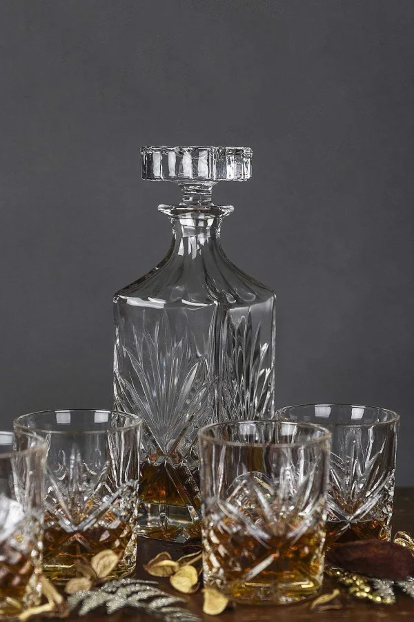 Killarney Crystal Trinity Whiskey Decanter Set* Homeware