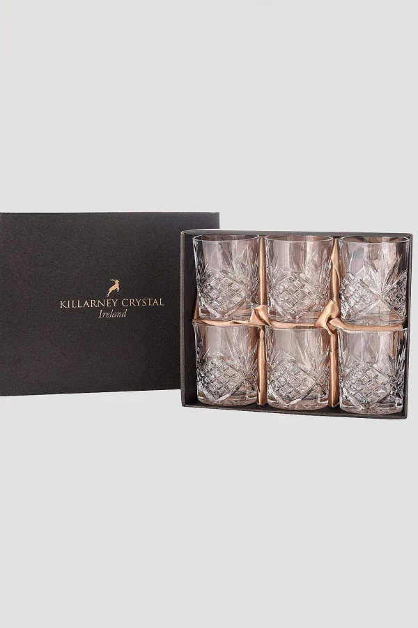 Killarney Crystal Trinity Whiskey Glass Set* Homeware