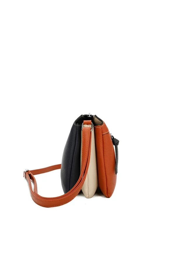 Gallantry Triple Compartment Crossbody In Orange* Accessories