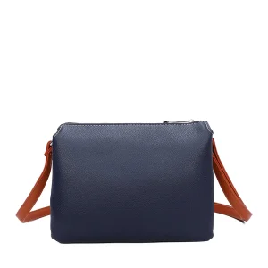 Gallantry Triple Compartment Crossbody In Orange* Accessories