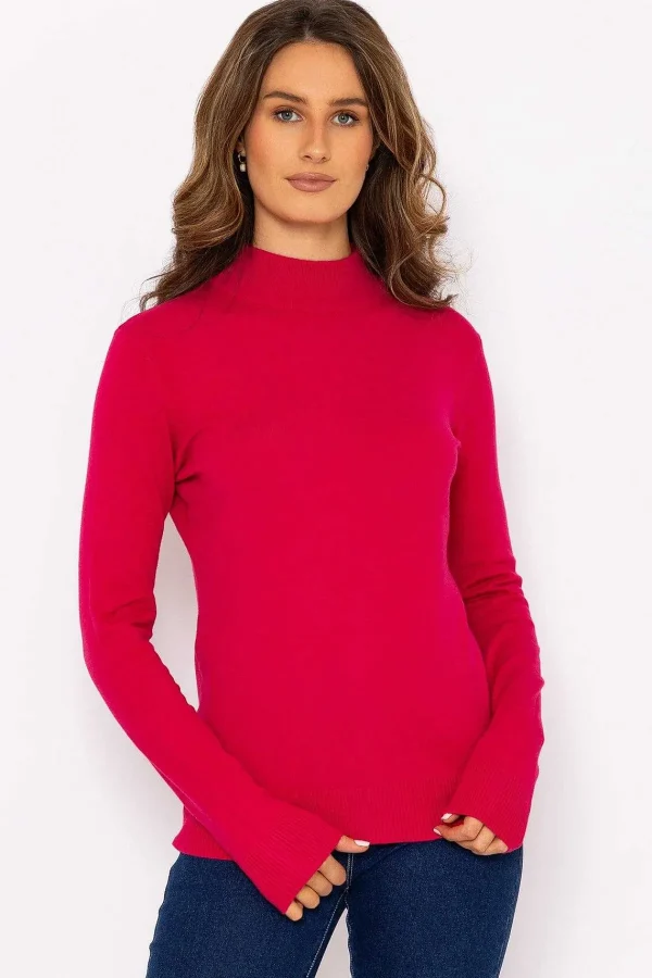 J'aime la Vie Turtleneck Knit In Pink*Women Jumpers & Cardigans