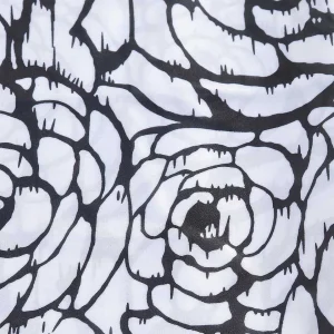 SOUL Accessories Two Tone Floral Scarf In Black* Accessories