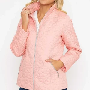 Voulez Vous Ultrasonic Quilt Jacket In Pink*Women Coats & Jackets