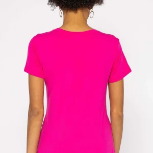 Kelly & Grace Weekend V Neck Tee In Pink*Women Tops & Blouses