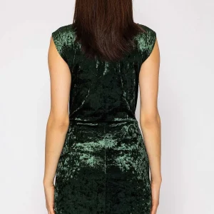 J'aime la Vie Velour Tammy Dress In Green*Women Dresses & Jumpsuits