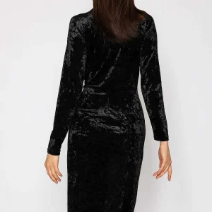 J'aime la Vie Velour Taylor Dress In Black*Women Dresses & Jumpsuits