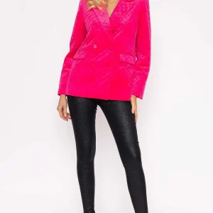 Rowen Avenue Velvet Blazer In Fuchsia*Women Blazers