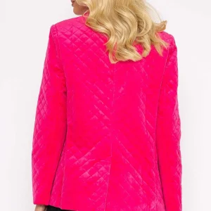 Rowen Avenue Velvet Blazer In Fuchsia*Women Blazers