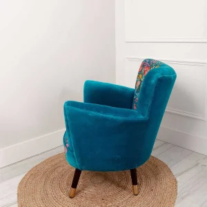 Carraig Donn HOME Velvet Floral Embroidered Armchair* Homeware