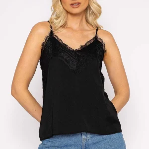 Vero Moda Victoria Cami In Black*Women Tops & Blouses