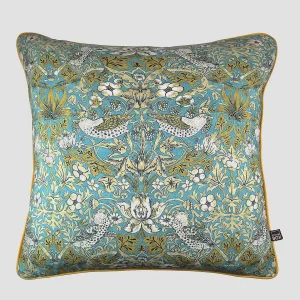 Scatter Box Vivaldi 58X58Cm Cushion In Teal And Gold* Homeware