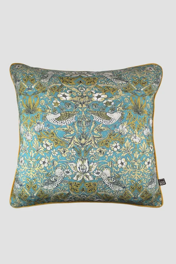 Scatter Box Vivaldi 58X58Cm Cushion In Teal And Gold* Homeware