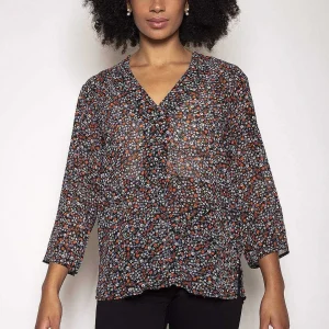 Rowen Avenue V-Neck Blouse In Floral Print*Women Tops & Blouses