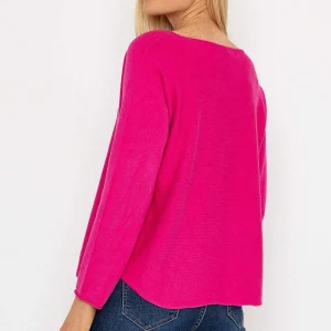 Pala D'oro V-Neck Jumper In Pink*Women Jumpers & Cardigans