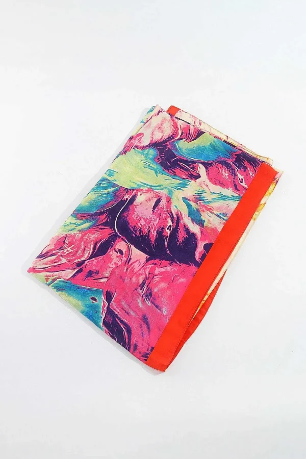 SOUL Accessories Watercolour Scarf In Red* Accessories