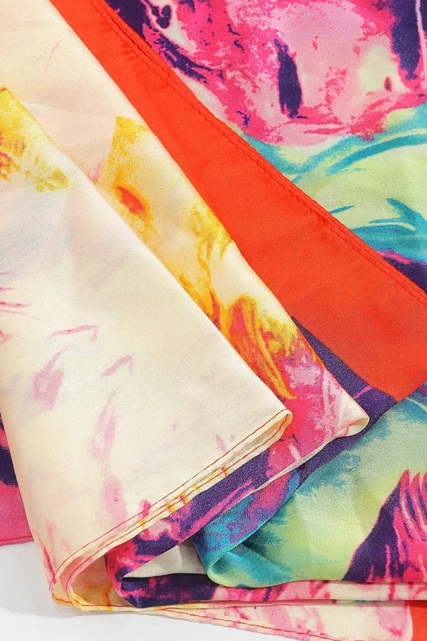 SOUL Accessories Watercolour Scarf In Red* Accessories