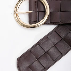 SOUL Accessories Weave Waist Brown Belt* Belts