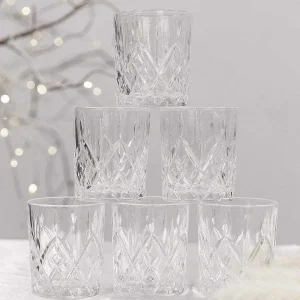 Newbridge Silverware Whiskey Set Of 6 Glasses* Homeware