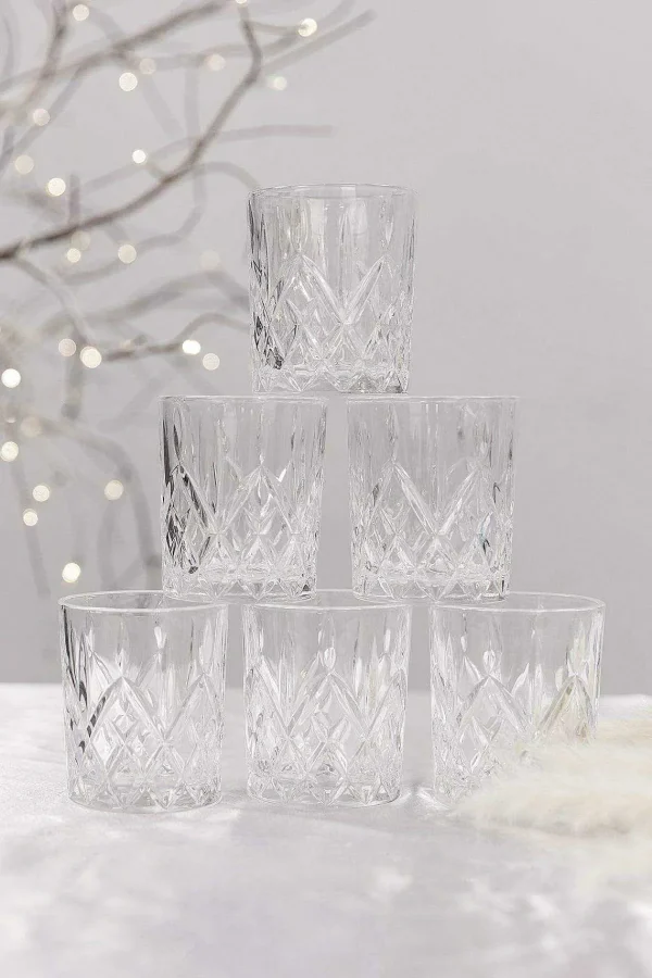 Newbridge Silverware Whiskey Set Of 6 Glasses* Homeware