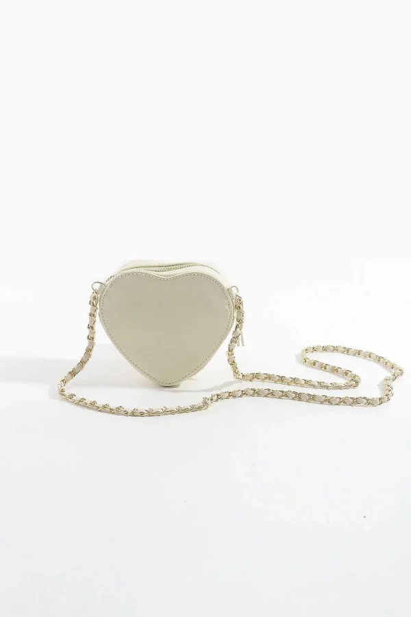 SOUL Accessories White Heart Crossbody Bag* Accessories