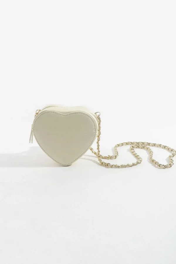 SOUL Accessories White Heart Crossbody Bag* Accessories