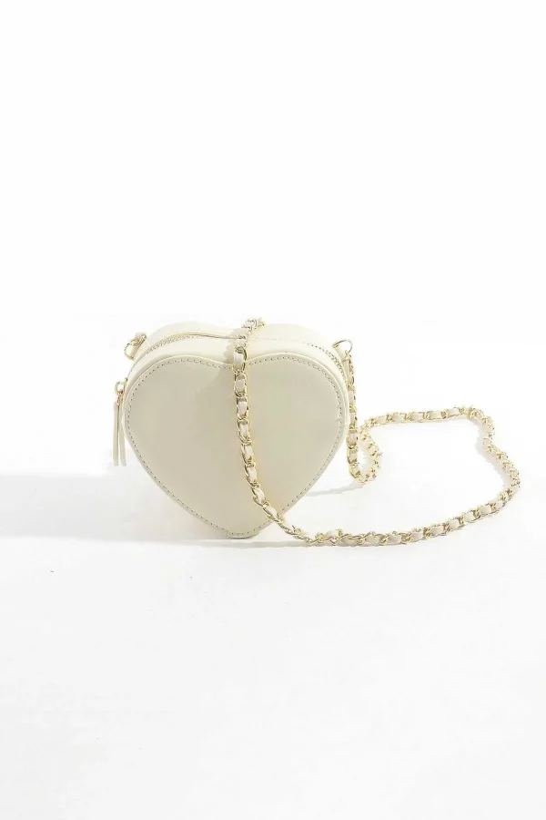 SOUL Accessories White Heart Crossbody Bag* Accessories