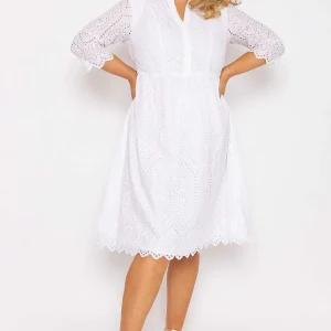 Ulla Popken White Lace Dress*Women Dresses & Jumpsuits