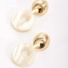 Soul Jewellery White Tortoise Drop Link Earrings* Earrings