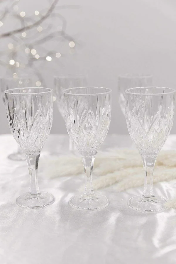 Newbridge Silverware Wine Set Of 6 Glasses* Homeware