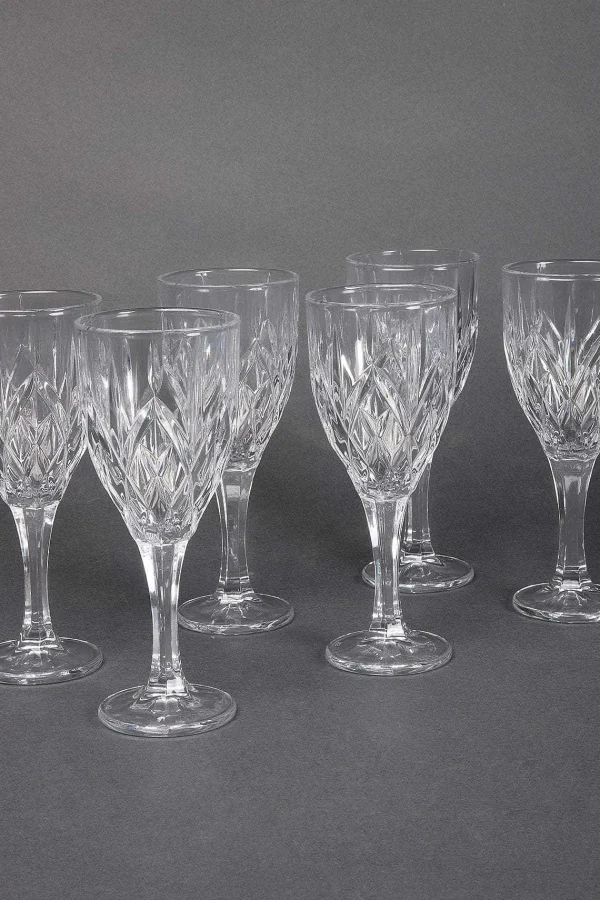 Newbridge Silverware Wine Set Of 6 Glasses* Homeware