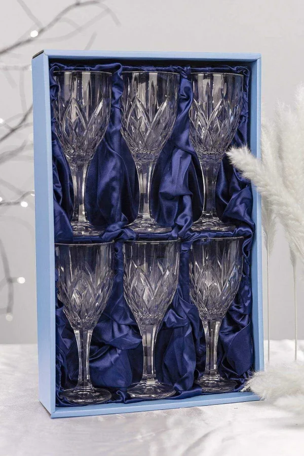 Newbridge Silverware Wine Set Of 6 Glasses* Homeware