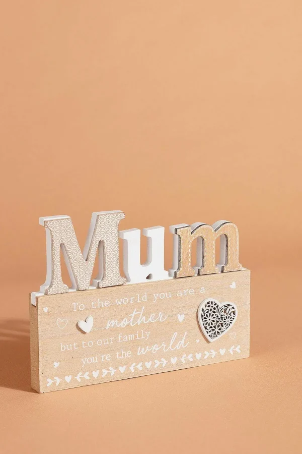 Carraig Donn HOME Wooden Mum Plaque* Homeware