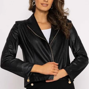 J'aime la Vie Zip Jacket In Black*Women Coats & Jackets